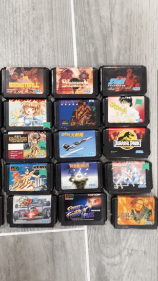 [Estim] lot jeux megadrive jap en loose. 20200518