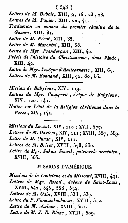 ANNALES de la PROPAGATION de la FOI -3- (1827-1829 : Missions d'Asie et d'Amérique) Annale25