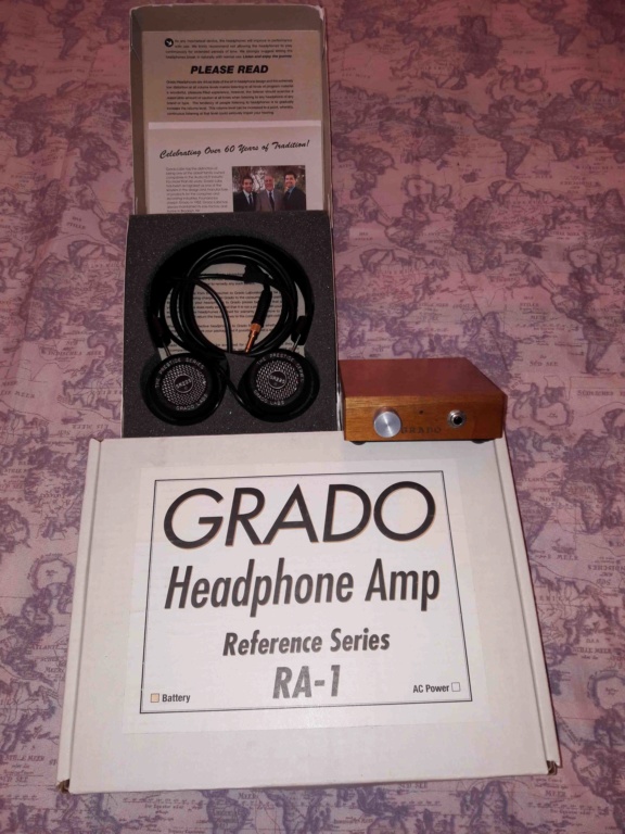 ( VB ) Vendo Amplificatore Cuffie GRADO RA-1 (a batteria). 01-e10
