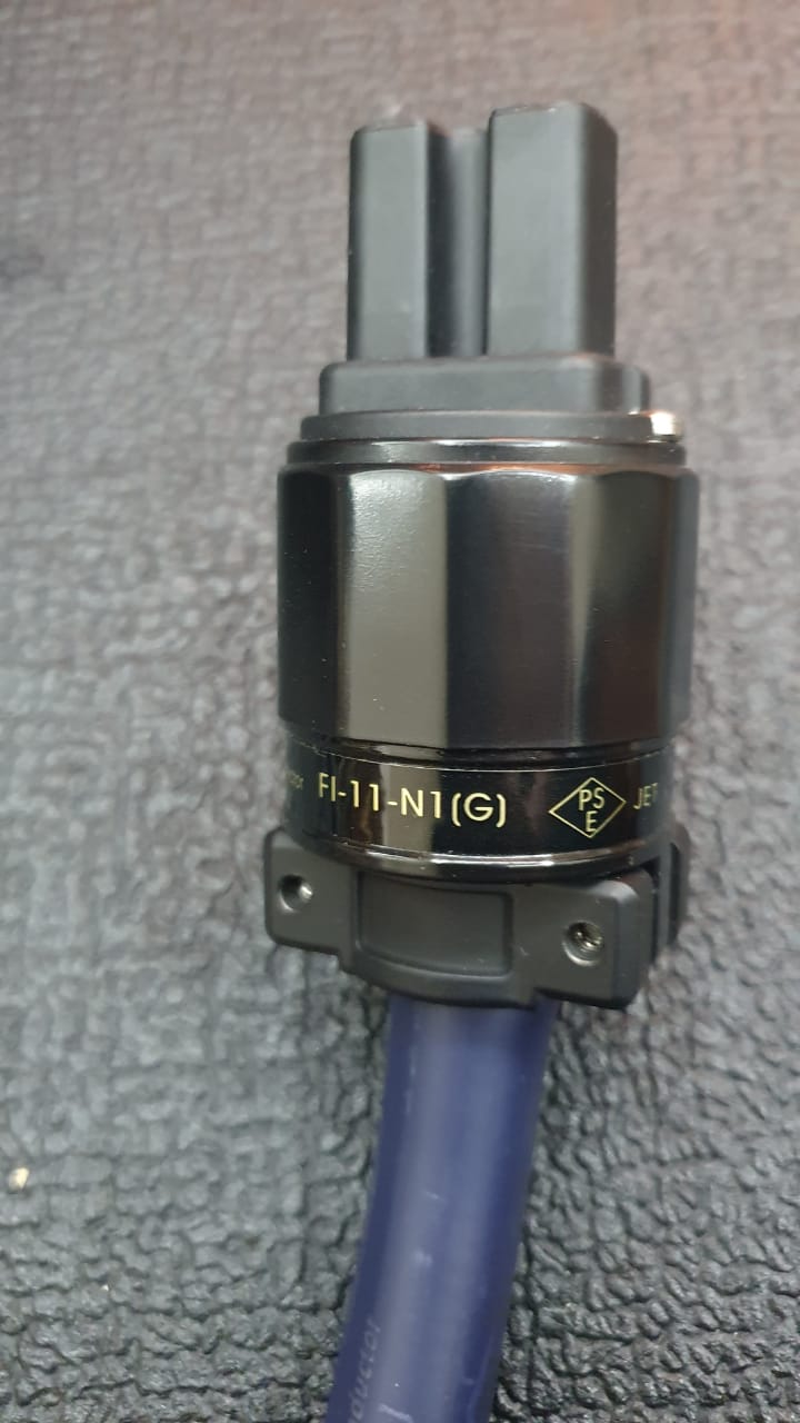 Furutech Power Cable, UK plug, Alpha Nano Series Cable (Used) F310