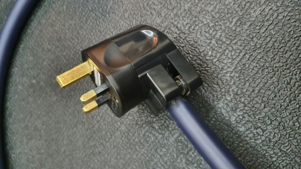 Furutech Power Cable, UK plug, Alpha Nano Series Cable (Used) F610