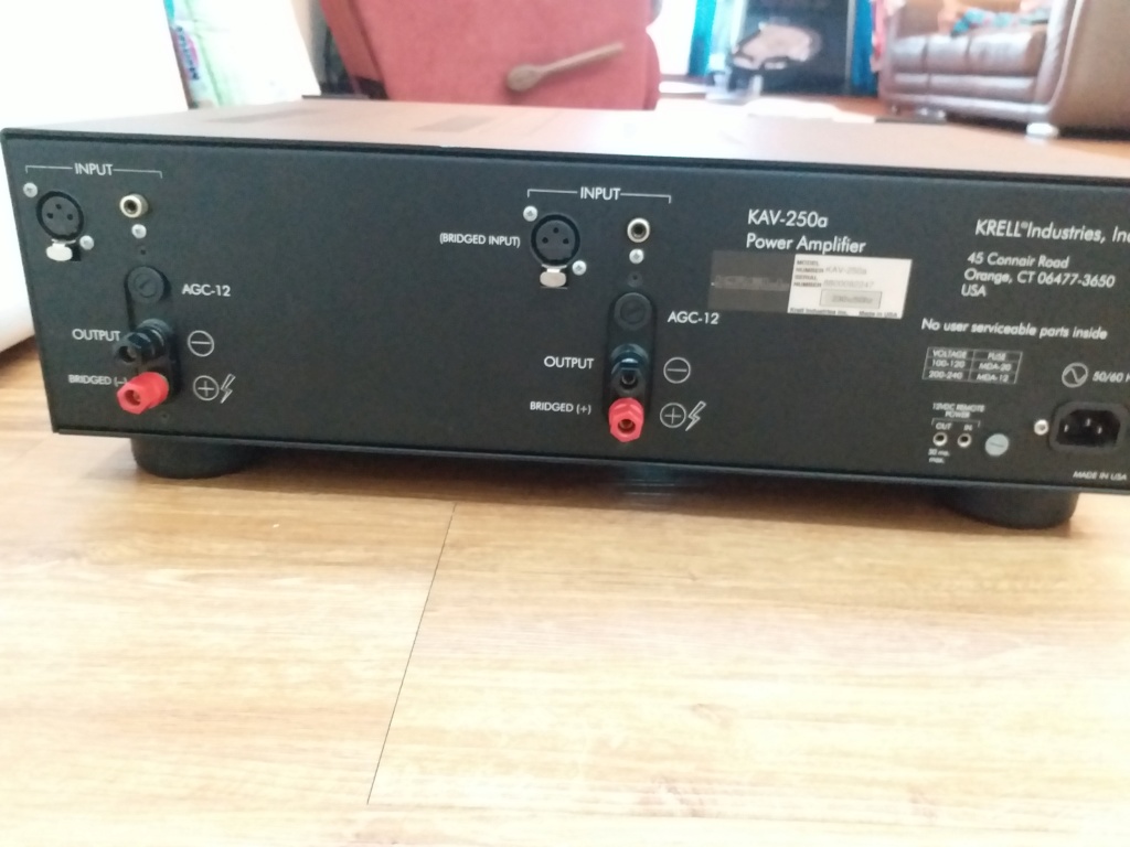 KRELL KAV250A AMPLIFIER SOLD Krell110