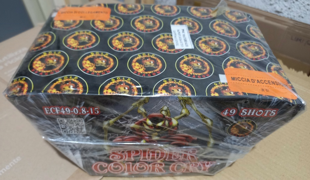 ECF49-0.8-15 SPIDER COLOR CRY 49 colpi Gold Dragon Spider10