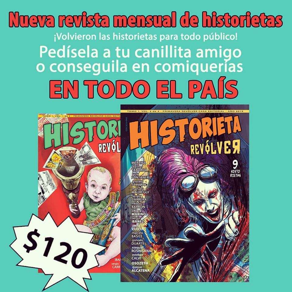 Nueva revista de historietas Argentina: Revolver. 61302411