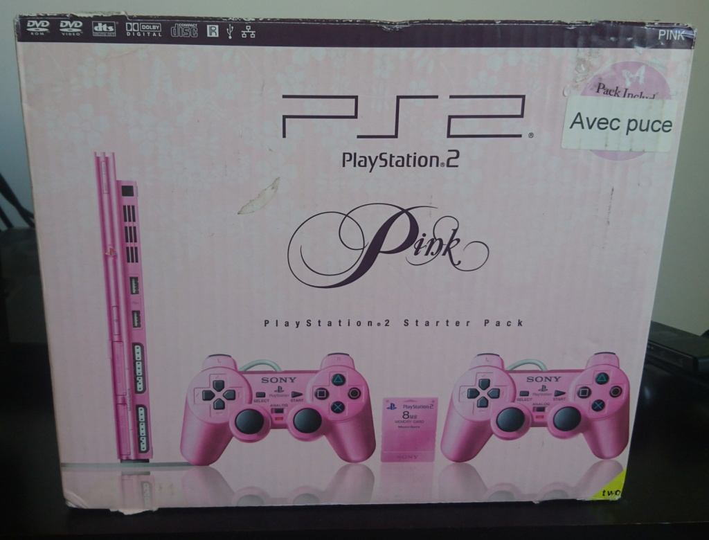 Estimation Playstation 2 collector Pink Edition pucée complète avec boîte,notices... _2019010