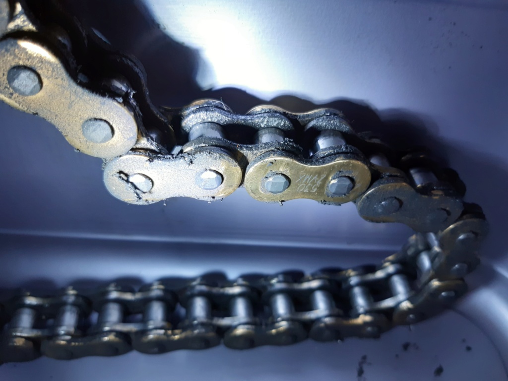 Chain cleaning.  20200616