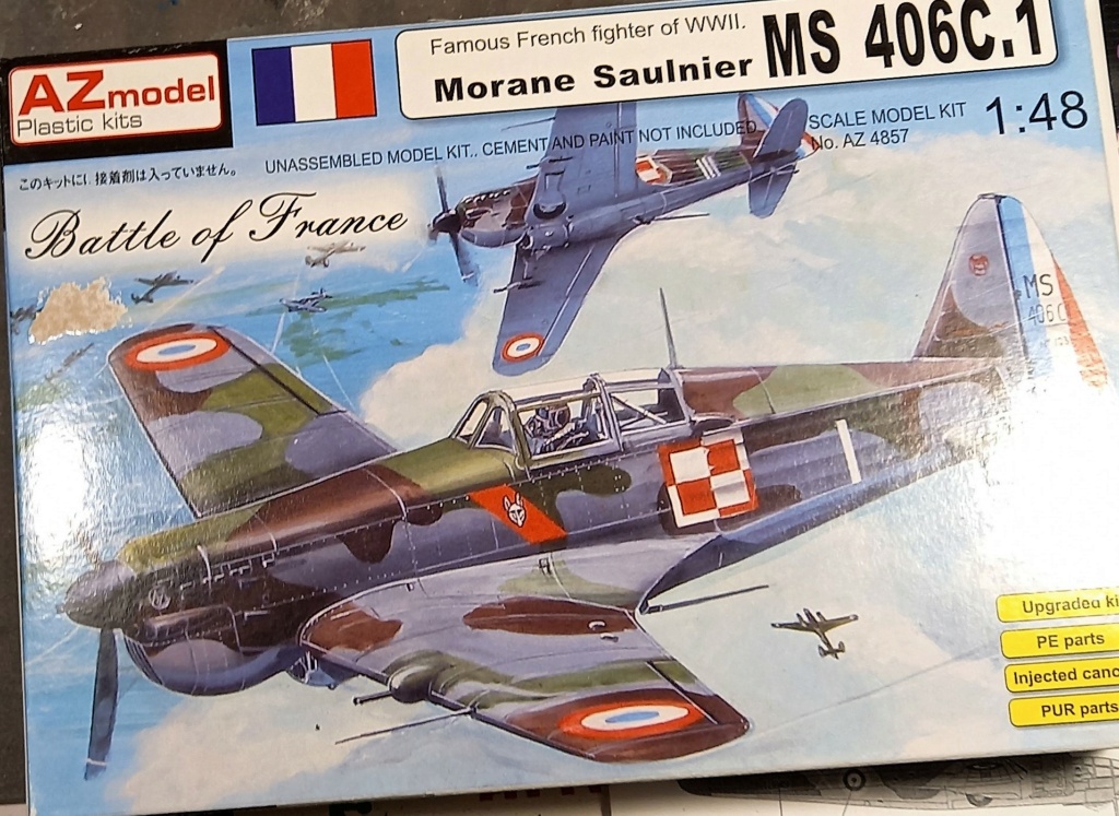 [AZ model] Morane Saulnier MS406 C1  1/48 Boite_10