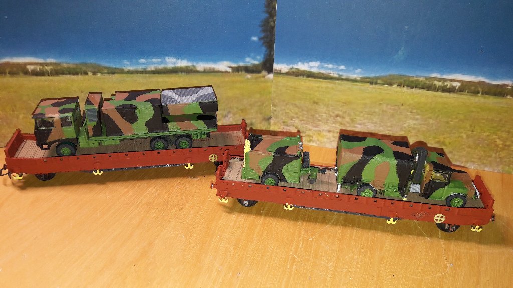 Régiment d'artillerie (TRF1) sur wagons Rame_d11