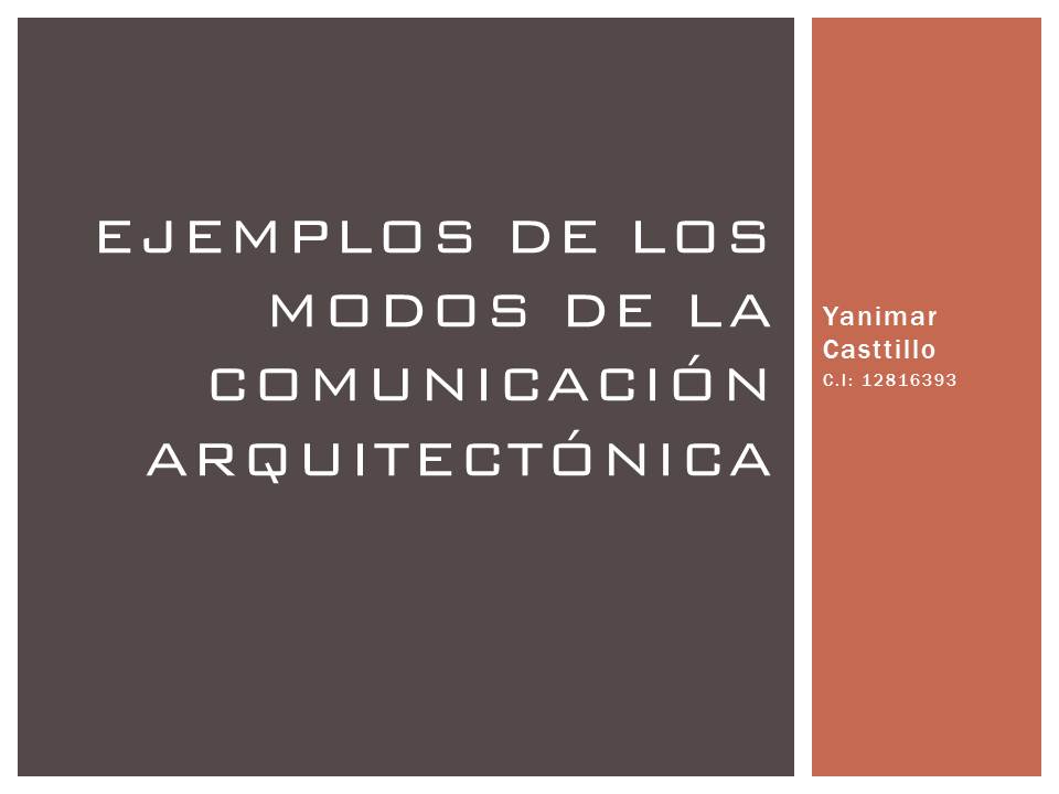 Exposición Modos de comunicación arquitectonica Diapos35