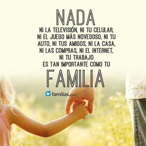 Nada es tan importante como tú familia E6961410