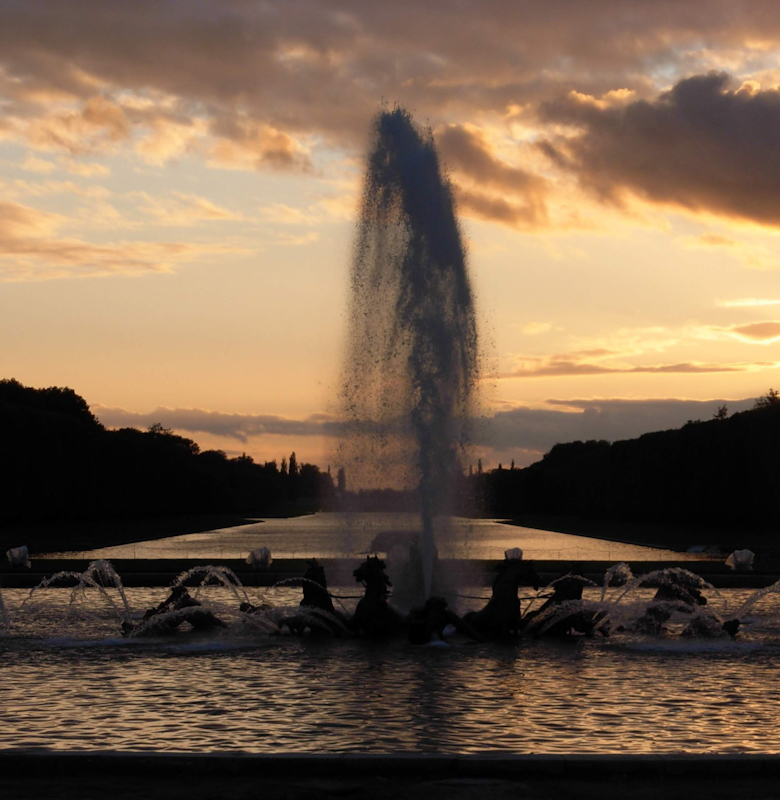 Fontaine au coucher du soleil 20221014