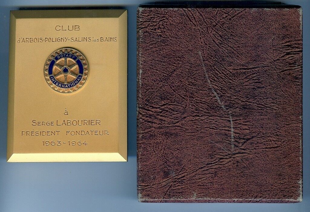 Médaille du Rotary Club d'Arbois à Mr Serge LABOURIER 1_0_1211