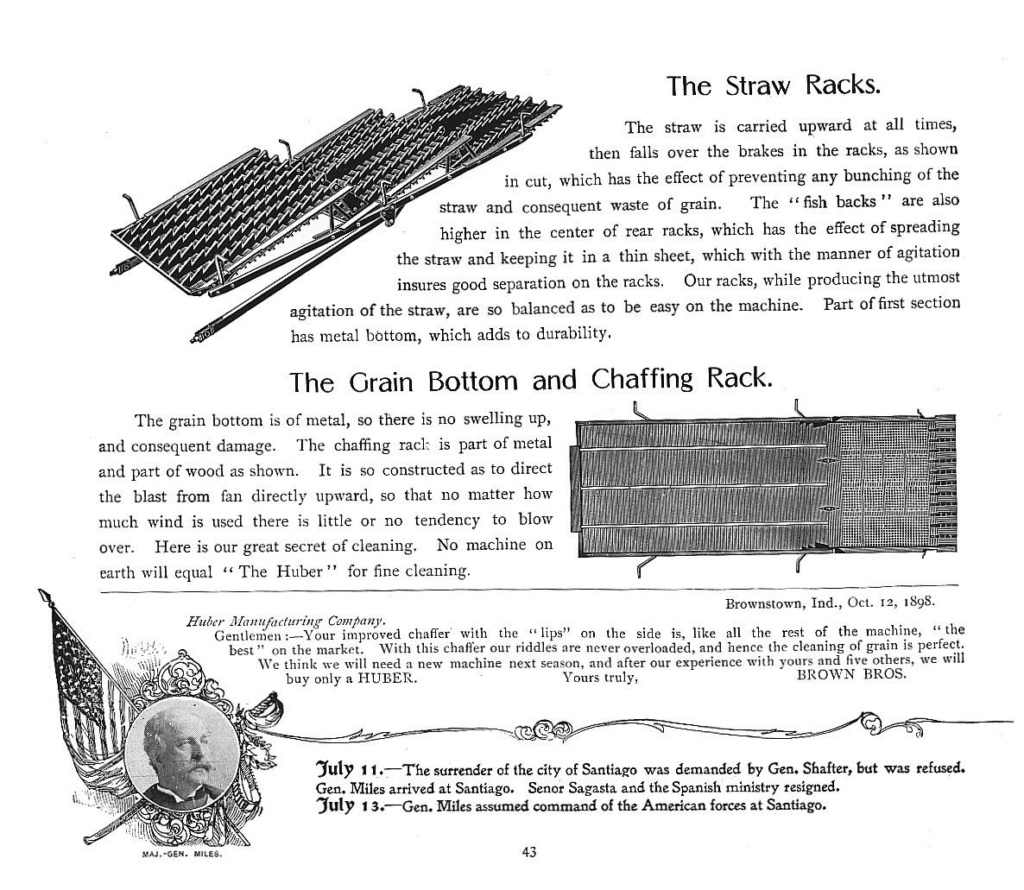 HUBER  Machines de battage catalogue de1899 29914-25