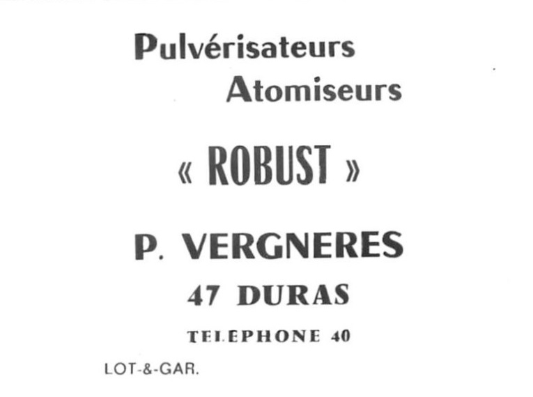 ROBUST Pulvérisateurs, atomiseurs P. VERGNERES 430_0014