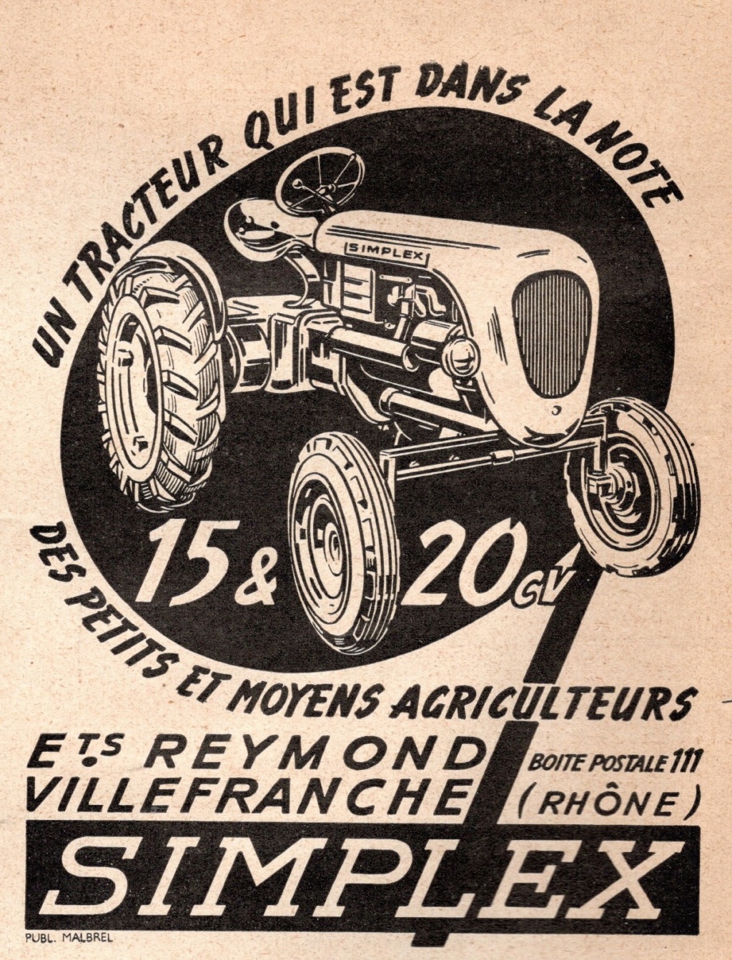 REYMOND SIMPLEX : les tracteurs et autres mototreuils - Page 4 Img20115