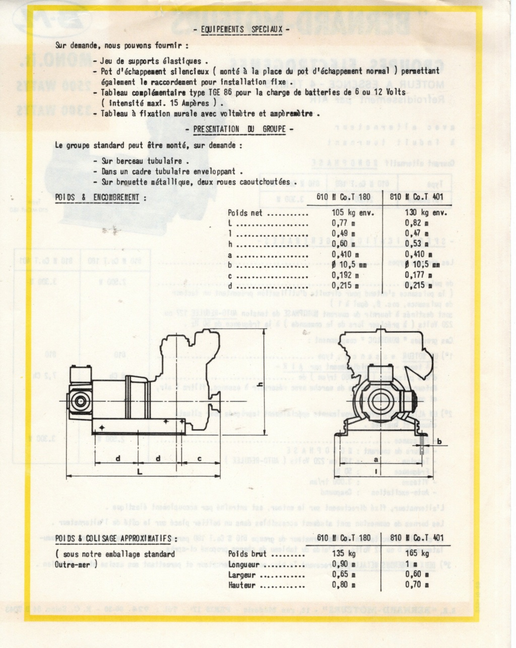 16 - GROUPES ÉLECTROGENES et Alternateurs BERNARD-MOTEURS - Page 3 Img20320