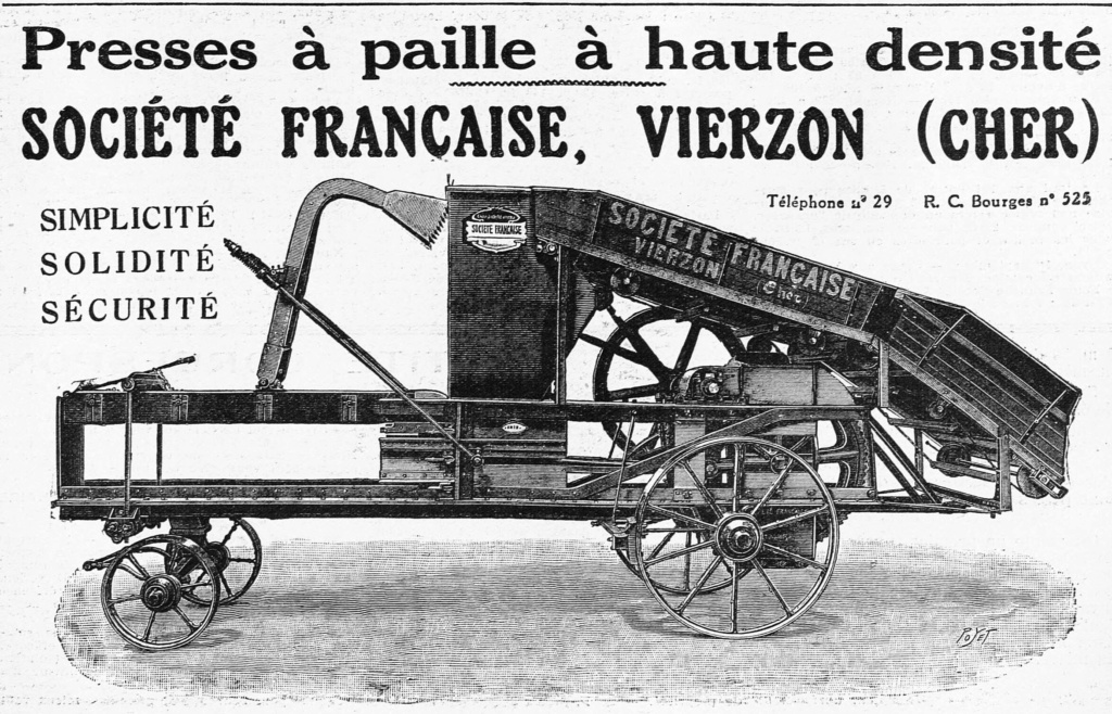 SOCIETE FRANCAISE DE VIERZON... les Presses Sfv_pr10