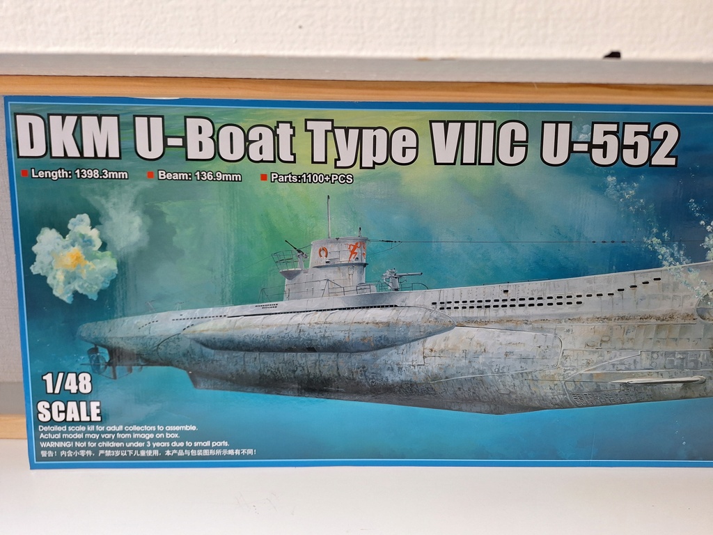 DKM - U-BOAT TYPE VII C  U-552 TRUMPETER 1/48 111