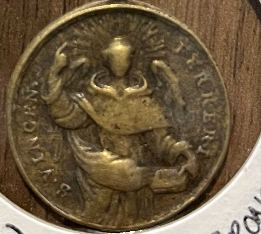 Medalla Santa Agnes y San Vicente  Ferrer11