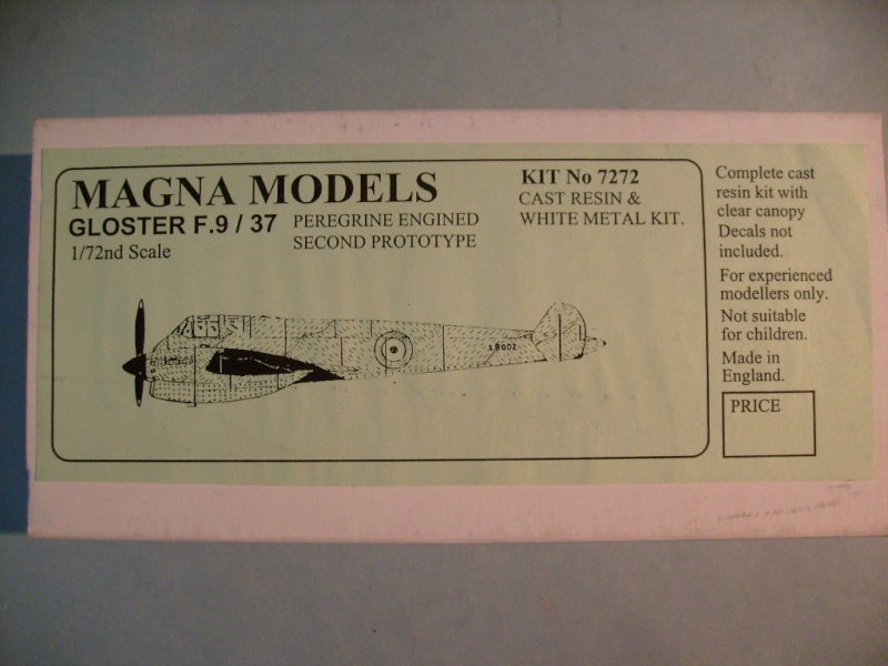 [MAGNA MODELS] GLOSTER F9 / 37 1/72ème Réf 7272 S7300018