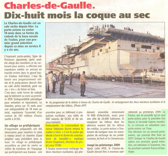 [ Porte-Avions Nucléaire ] Charles de Gaulle Tome 1 - Page 11 Cdg10