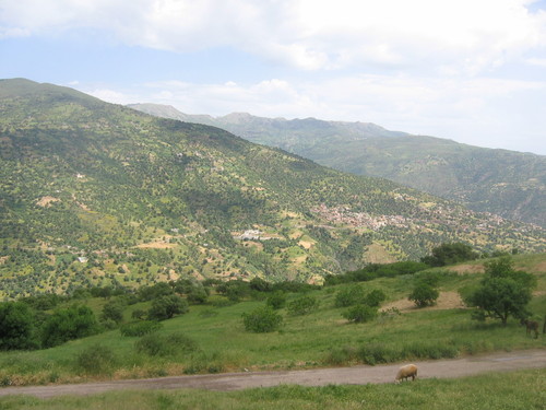 Village Taslent vu de Tizi-Maali Villag43