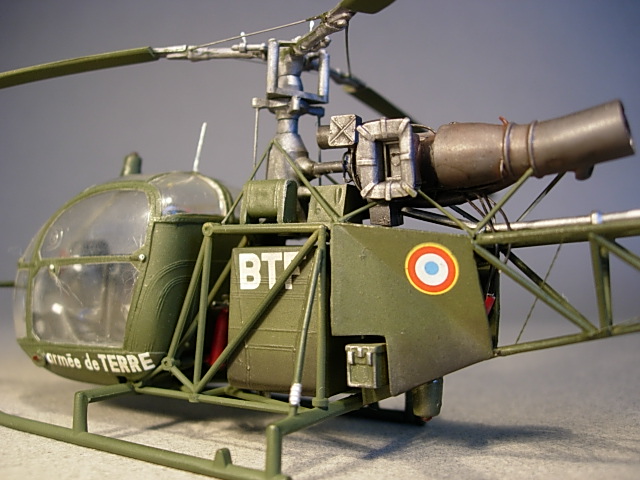 ALOUETTE II SA 313 Heller 1/48 Alouet16