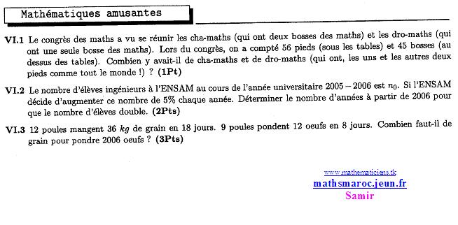 EX6(concours d'ENSAM2006)(SX) Ex611