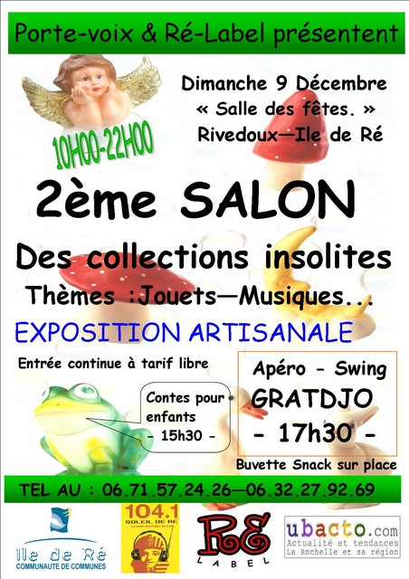 2° salon des collections insolites à Rivedoux le 9/12 Affich10