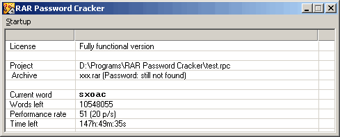 RAR Password Cracker 924210