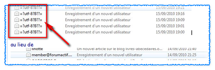 [résolu] Soucis de reception dans votre messagerie 159