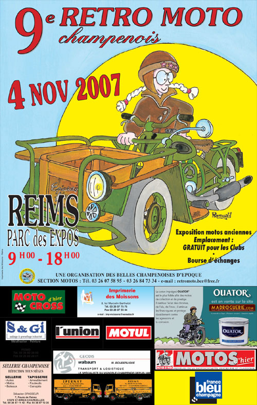9 éme Retro Moto Reims Affich10
