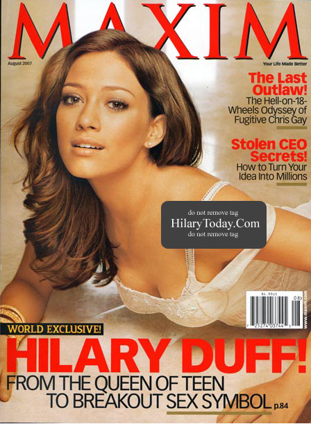 Hilary dans le magazine "Maxim" 00110