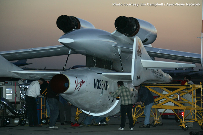 Des moteurs canadiens pour le futur White Knight 2 Xprize12