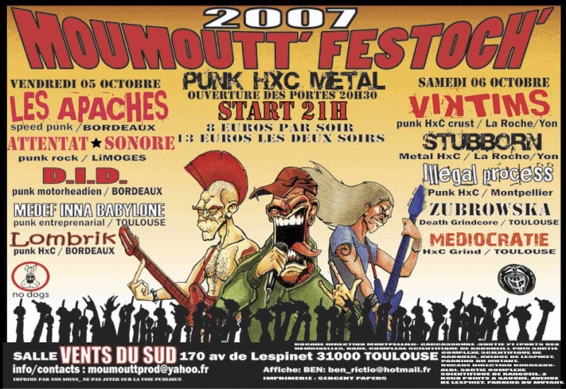 Moumoutt festoch' (punk) 5-6 Oct. Toulouse (31) Moumou10