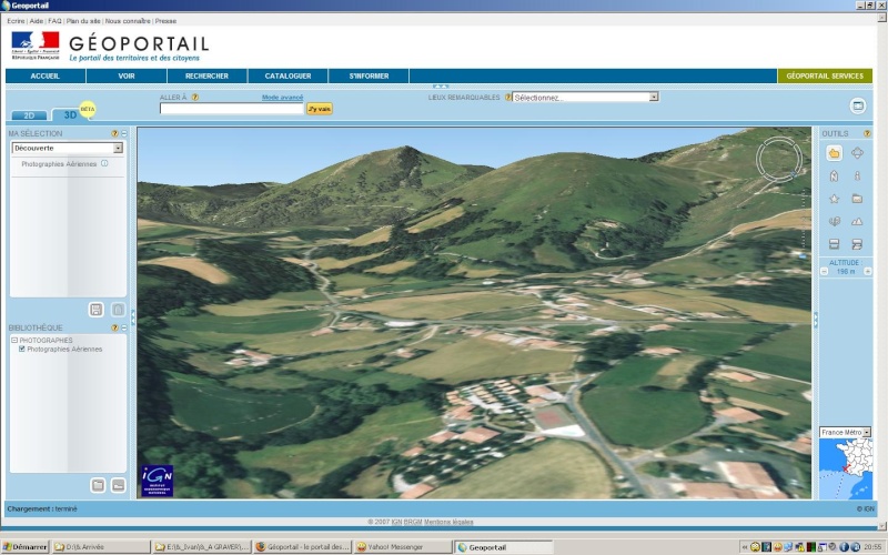 geoportail - TerraExplorer + IGN Geoportail DIRECTEMENT dans Google Earth Geopor10