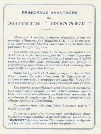 MOTEURS BONNET Bonnet16