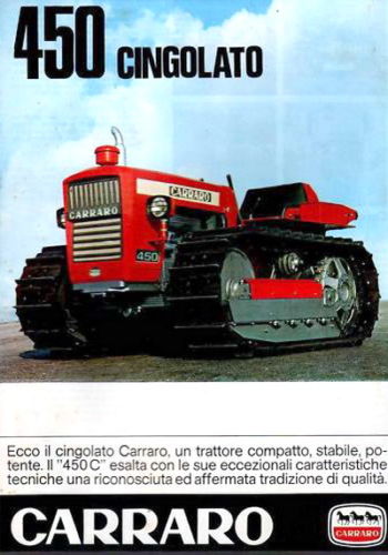 tracteurs à chenilles CARRARO Carrar12