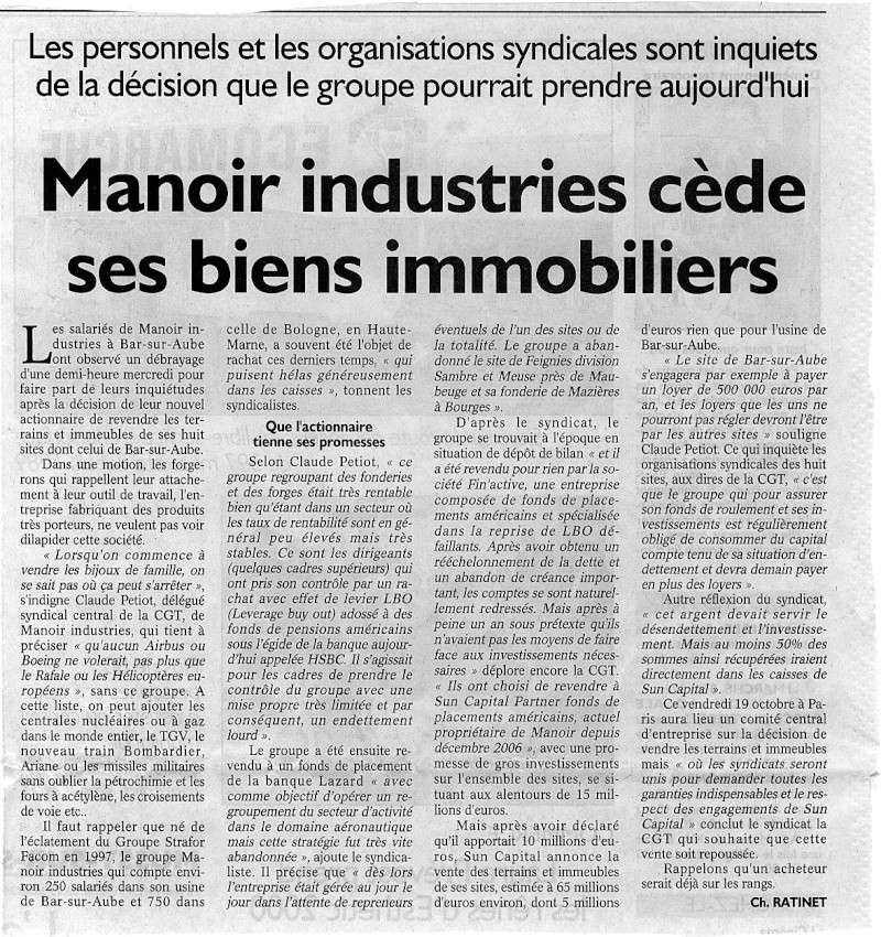 CGT Le site de la cgt Manoir Industries - Portail Manoir10