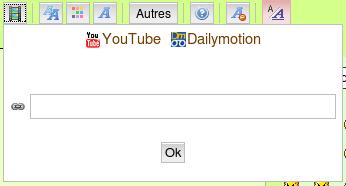 Insérer une vidéo ou du html Video110