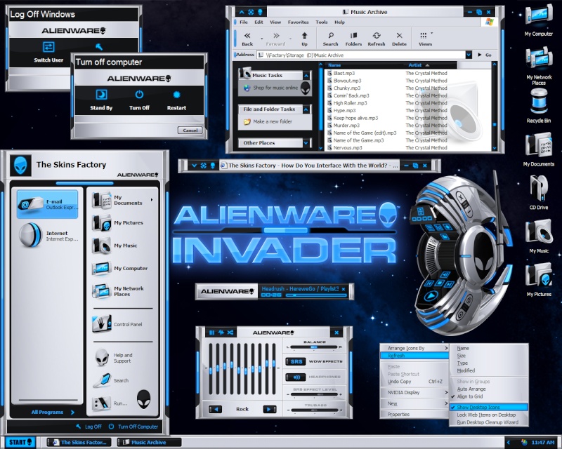 Alienware varios temas Alienw10