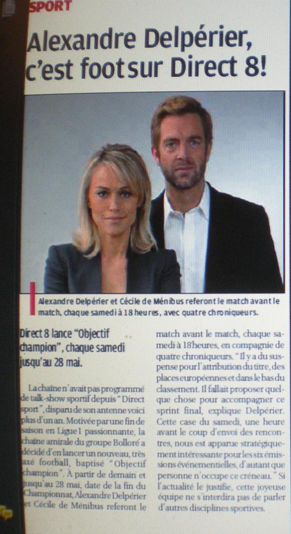 CHAINES DE FOOT A LA TELE : CFOOT/ C+ TF1 M6 ET LES AUTRES - Page 2 Imgp6336