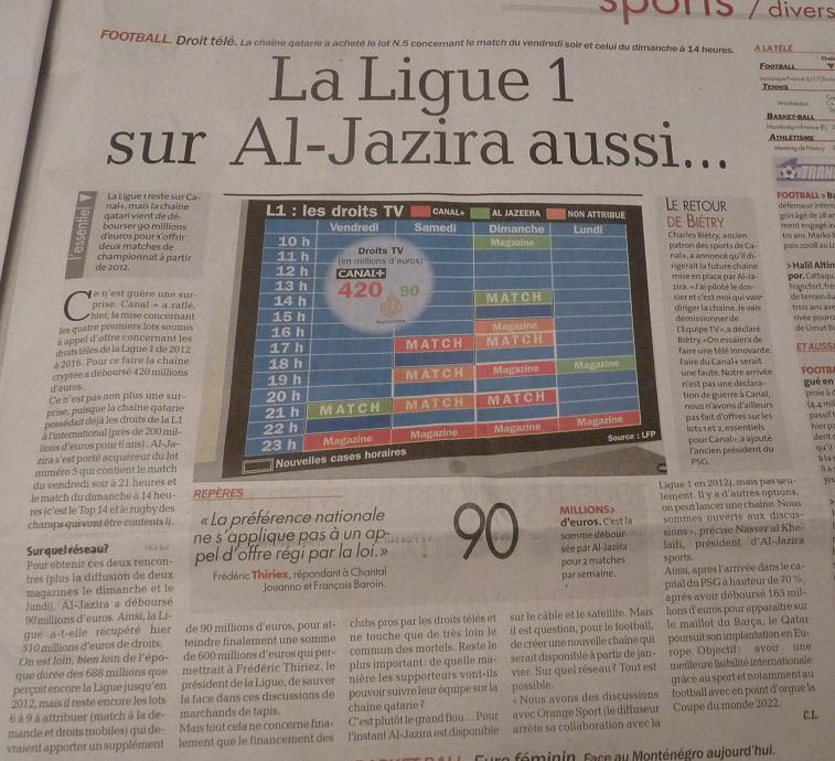 CHAINES DE FOOT A LA TELE : CFOOT/ C+ TF1 M6 ET LES AUTRES - Page 3 P1190013
