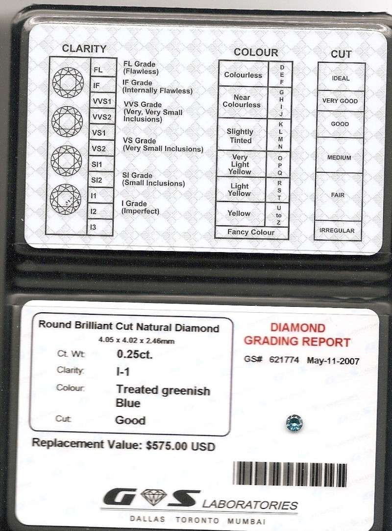 Mes premiers diamants reu aprs 3 mois 1/2 D410