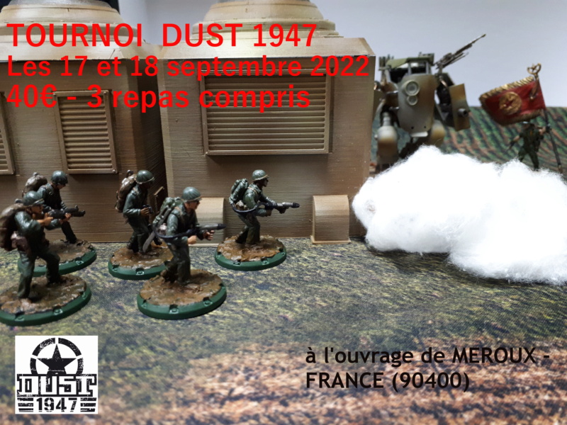 Tournoi Dust week end du 17 et 18  septembre 2022 à Belfort Affich13