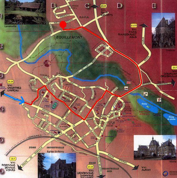 Plan d'accès pour auneau Planok10