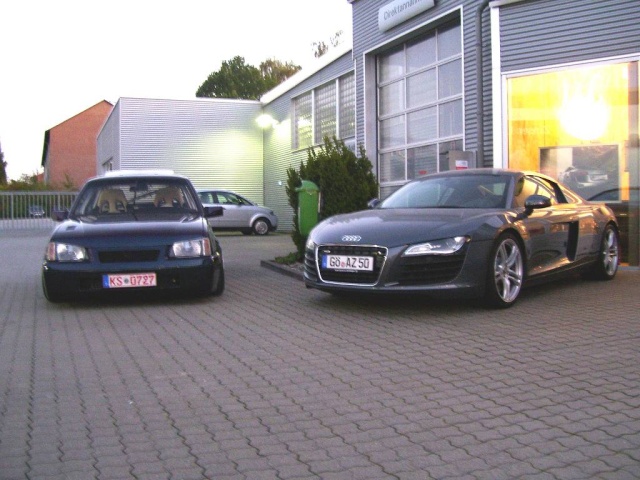 Langeweile - Mein Ascona und ein Audi R8 im Vergleich :-) K-100_11