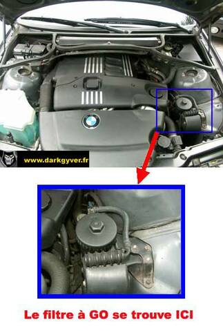 BMW 320 d E46] Filtre à gasoil