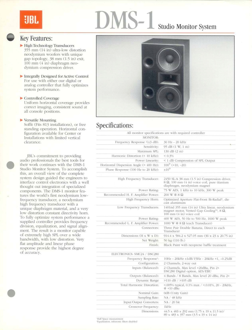 DMS1 STUDIO MONITOR Page110