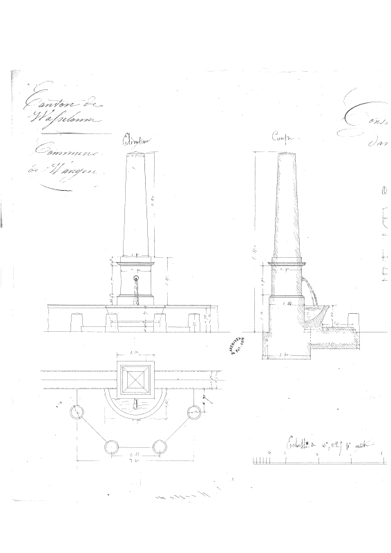 Plan de la Fontaine de Wangen 12311